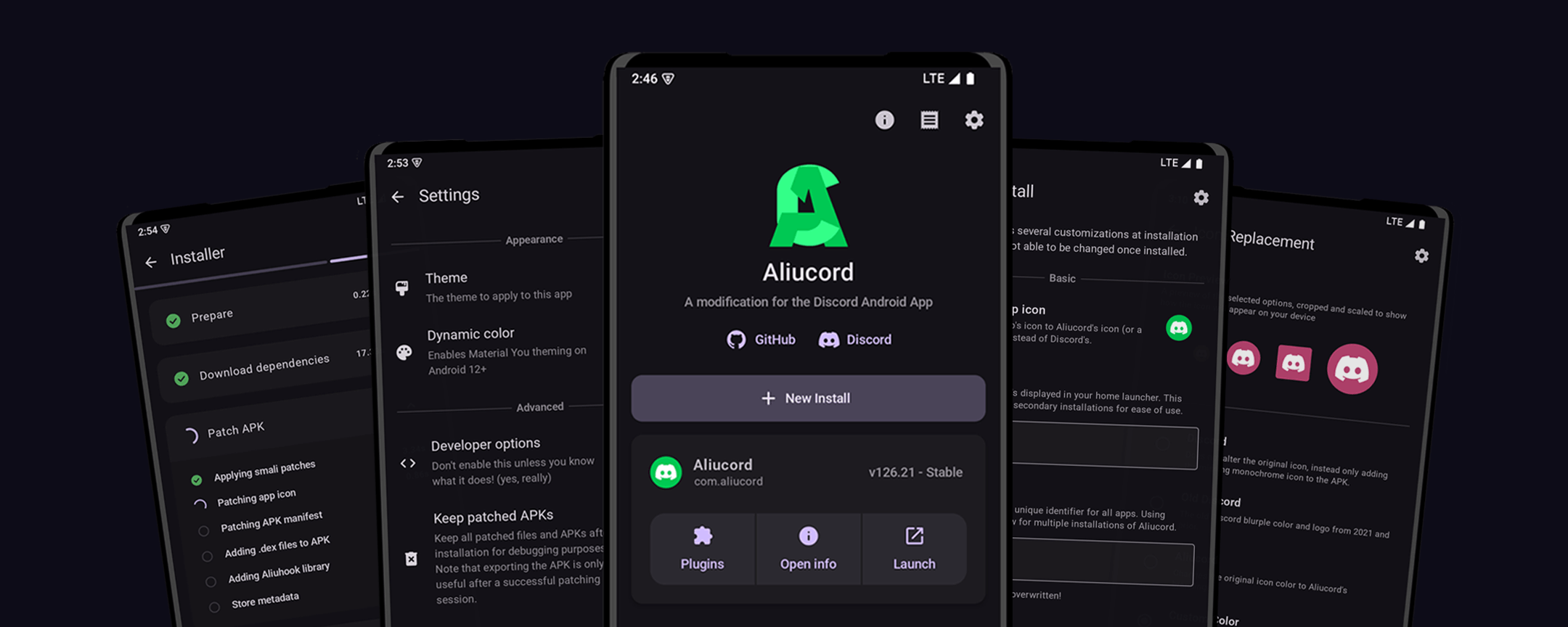 Aliucord Manager preview